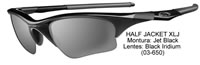 Oakley Half Jacket Jet Black XLJ / Black Iridium (03-650)